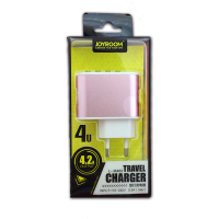 Сетевое ЗУ JOYROOM L-M403 (5V/4.2A/4USB) Rose Gold
