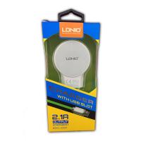 Сетевое ЗУ LDNIO A2269 + cable iPhone5 (5V/2.1A/2USB)