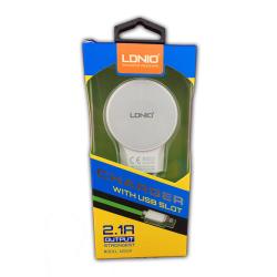 Сетевое ЗУ LDNIO A2269 + cable iPhone5 (5V/2.1A/2USB)