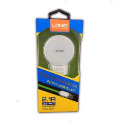 Сетевое ЗУ LDNIO A2269 + cable micro USB (5V/2.1A/2USB)