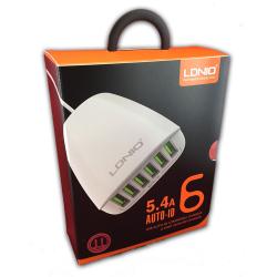 Сетевое ЗУ LDNIO A6573 (5V/5.4A/6USB)