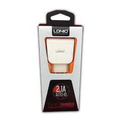 Сетевое ЗУ LDNIO DL-AC56 + cable iPhone 5 (5V/2.1A/2USB)