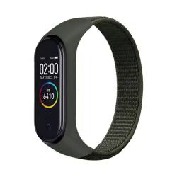 Браслет Нейлоновый для смарт часов Mi Band 3 / 4 Army Green