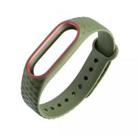 Браслет для смарт часов Mi Band 2 Green_Red