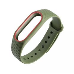 Браслет для смарт часов Mi Band 2 Green_Red