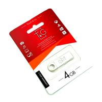 USB Flash Drive 4Gb Touch&Go TG026 Metal Silver