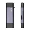 Картридер DM CR017 2in1 USB2.0 + Type C (TF/SD) Black