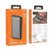 Power Bank BOROFONE BJ19A 20000mAh Pd20W+QC3.0 Black