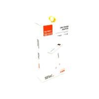 Сетевое ЗУ Sunpin SPC-02 18W (5V/3A/1USB) Qualcomm 3.0 + кабель iPhone White 