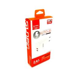Сетевое ЗУ Sunpin SP-30 (5V/2.4A/2USB) + кабель Type C White 