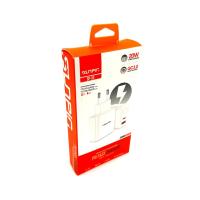Сетевое ЗУ Sunpin SP-33 PD&QC3.0 20W+18W USB C + USB A White