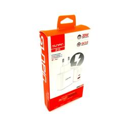 Сетевое ЗУ Sunpin SP-33 PD&QC3.0 20W+18W USB C + USB A White