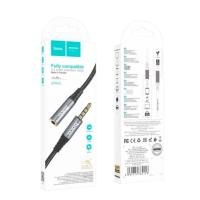 Кабель AUX HOCO UPA20 3.5 audio extension cable male to female (L=1M) Black