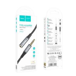 Кабель AUX HOCO UPA20 3.5 audio extension cable male to female (L=1M) Black