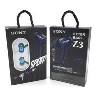 Наушники SONY Z3 + mic Blue