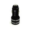 Автомобильное ЗУ T-01 Qualcomm 3.0 (5V/3A/2USB) Black