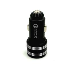 Автомобильное ЗУ T-01 Qualcomm 3.0 (5V/3A/2USB) Black