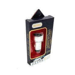 Автомобильное ЗУ T-01/T-09 (5V/3.1A/2USB) Silver