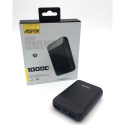 Power Bank ASPOR A328 (10000mAh/2.4A/2USB) Black