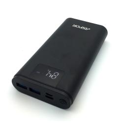Power Bank ASPOR A378 (20000mAh/2.4A/2USB) Black