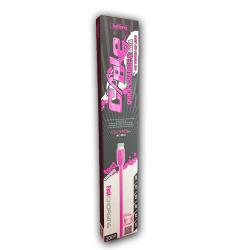 Дата кабель Remax RC-001i Full Speed iPhone 5 2M Pink