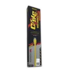 Дата кабель Remax RC-001i Full Speed iPhone 5 Yellow