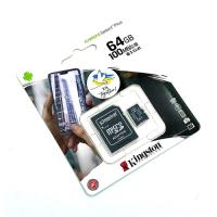 Карта памяти 64Gb Kingston Class 10 A1 UHS-I Micro SD + adapter