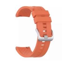 Силиконовый ремешок / Браслет для смарт часов ширина 22 mm Orange