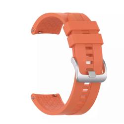 Силиконовый ремешок / Браслет для смарт часов ширина 22 mm Orange