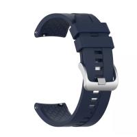 Силиконовый ремешок / Браслет для смарт часов ширина 22 mm Midnight Blue