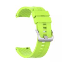 Силиконовый ремешок / Браслет для смарт часов ширина 22 mm Lime Green