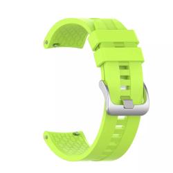 Силиконовый ремешок / Браслет для смарт часов ширина 22 mm Lime Green
