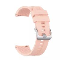 Силиконовый ремешок / Браслет для смарт часов ширина 22 mm Light Pink