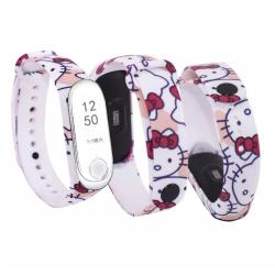 Браслет для смарт часов Mi Band 3 / 4 Hello Kitty