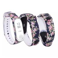 Браслет для смарт часов Mi Band 3 / 4 Peony