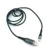 Дата кабель Remax RC-096a Smart Display 2.1A 1.2m Type C Black