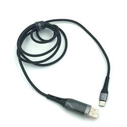 Дата кабель Remax RC-096a Smart Display 2.1A 1.2m Type C Black