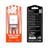Сетевое ЗУ HOCO C81A Asombroso (5V/2.1A/1 USB) White
