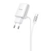 Сетевое ЗУ HOCO C82A + кабель Type C (5V/2.4A/2 USB) White
