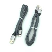 Дата кабель TC-006 круглый плетенный Type C Gray (тех. упаковка)