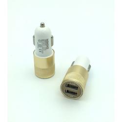 Автомобильное ЗУ KO-20 (5V/2.1A/2USB) Gold (тех. упаковка)