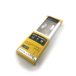 Дата кабель Metal Magnetic 2.1A iPhone 5 Silver