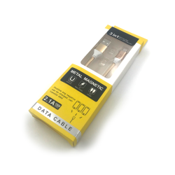 Дата кабель Metal Magnetic 2.1A Micro USB Gold
