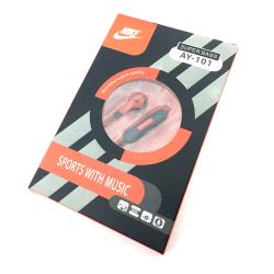 Наушники Nike AY-101 + mic Red