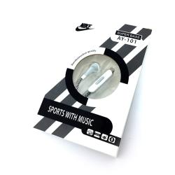 Наушники Nike AY-101 + mic White