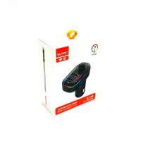 FM модулятор SUNPIN MP-03 Bluetooth + Fast Charger + Type C PD RGB Black