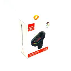 FM модулятор SUNPIN MP-03 Bluetooth + Fast Charger + Type C PD RGB Black