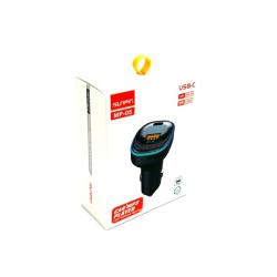 FM модулятор SUNPIN MP-05 Bluetooth + Fast Charger + Type C PD Black