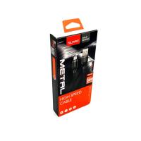 Дата кабель Sunpin DM-01 USB to Type C 66W Black 