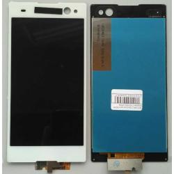 Дисплей + тачскрин для SONY XPERIA C3/D2502 White